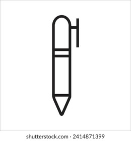 pen vector icon line template