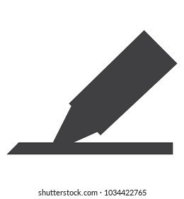 Pen vector icon. Pencil sign, symbol