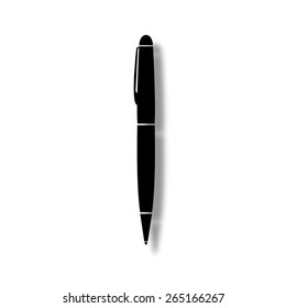 pen  - vector icon with shadow