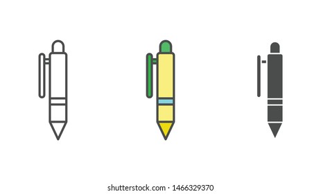 Pen vector icon sign symbol