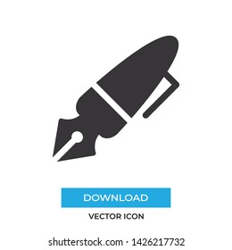 Pen vector icon, simple sign for web site and mobile app.