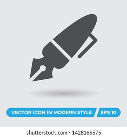 Pen vector icon, simple sign for web site and mobile app.
