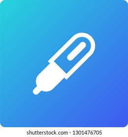 pen vector icon. pen single web icon on trendy gradient