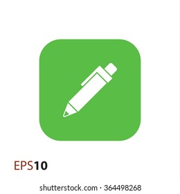 Pen vector icon for web and mobile