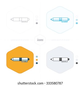 pen vector icons 4 design