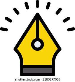 pen Vector illustration on a transparent background.Premium quality symmbols.Stroke vector icon for concept and graphic design.