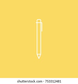 Pen vector line icon. eps-10