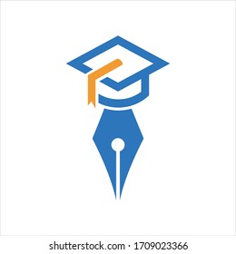 pen vector logo graphic education abstract modern