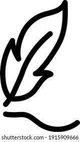 pen vector thin line icon