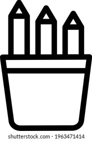 pen vector thin line icon