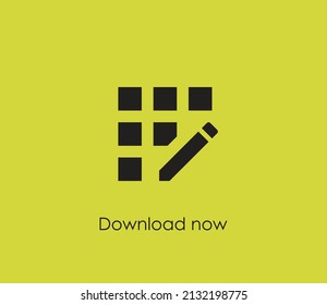 Pen, Work vector icon. Editable stroke. Symbol in Line Art Style for Design, Presentation, Website or Apps Elements, Logo. Pixel vector graphics - Vector