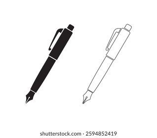 Pen  write icon and design vector illustration