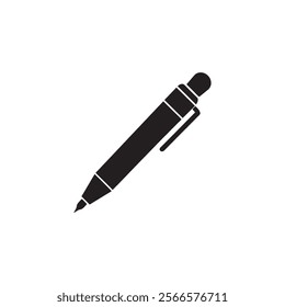 Pen, write icon. Signature pen outline and filled vector sign. linear and full pictogram. Symbol, logo illustration. Different style icons set