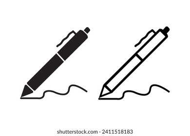 
Pen, write icon. vector illustration