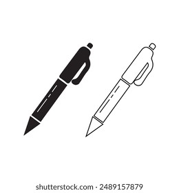 Pen, write icon. vector illustration	
