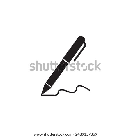 Pen, write icon. vector illustration	
