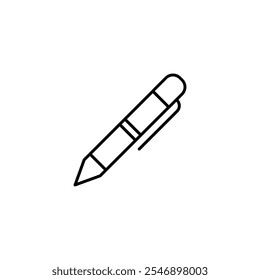 Pen, write icon.vector pen outline illustration for web and app..eps