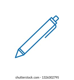 Pen, write line icon