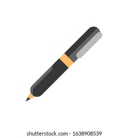 pen write supply business finance vector illustration
