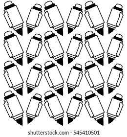 pen writen object seamless pattern line vector illustration 10
