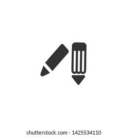 Pen Writer and Education Icon Vector