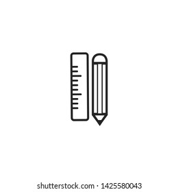 Pen Writer and Education Icon Vector