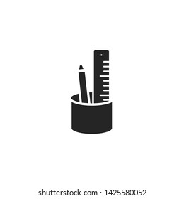 Pen Writer and Education Icon Vector