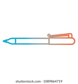 pen writer isolated icon