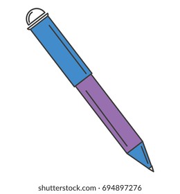 pen writer isolated icon