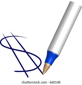 Pen writing