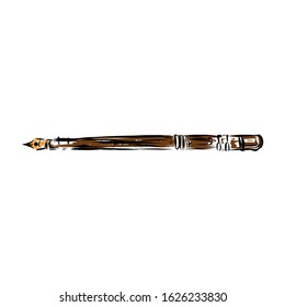 pen for writing, antique stationery
