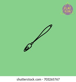 Pen for writing line icon