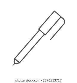 Pen, Writing tool, Handwriting tool thin line Icon, outline icon, pixel perfect icon