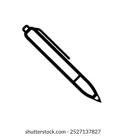 pen, writing - vector icon