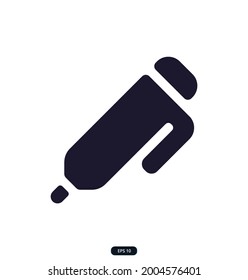pen_felt Icons. Multimedia Icons. Photo and video icons. Contains such Icons as Movie Theater, TV, Popcorn, Video Clip and more. vector eps 10