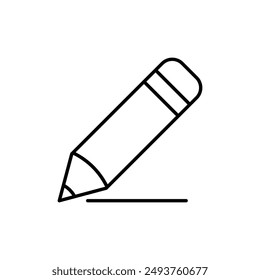 penal tool icon with white background vector stock illustration