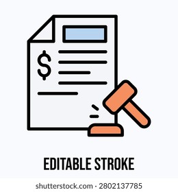 Penalty Action Isolated Vector Icon. 