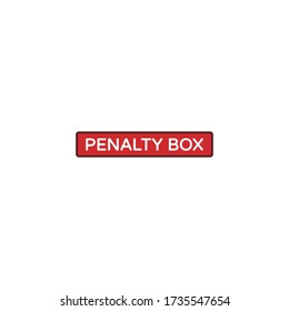 Penalty Box Wordmark Logo Design