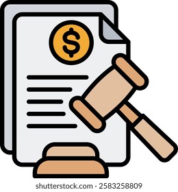 Penalty Icon Element For Design