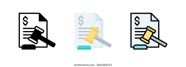 Penalty Icon Element For Design