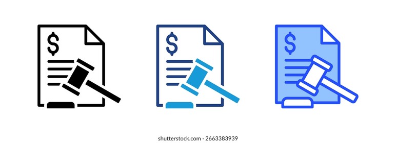 Penalty Icon Element For Design