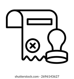 Penalty Icon Element For Design And Vector
