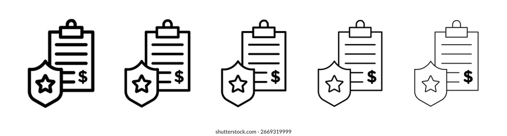 Icono de penalización para concepto móvil y Diseño web.