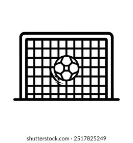 penalty icon or modern line symbol. Vector line art and icon design with bold outline. Black and white Pixel Perfect minimalistic symbol isolated white background. Silhouette simple thin sign