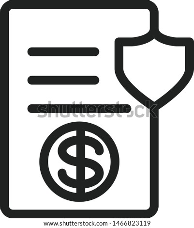 Penalty icon, Thin line vector icon