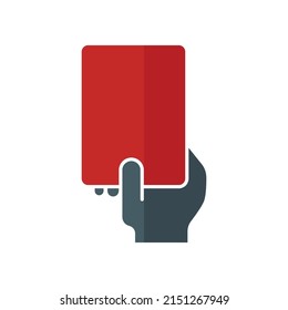 Penalty icon vector. suitable for sport symbol, foul. flat icon style. simple design editable. Design simple illustration
