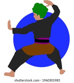 Pencak Silat is a full-body fighting form incorporating strikes, grappling and throwing in addition to weaponry. Every part of the body is used and subject to attack.