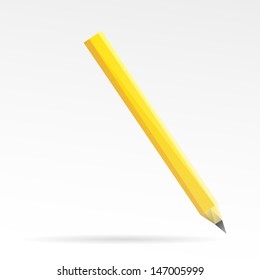 Pencil abstract isolated on a white backgrounds