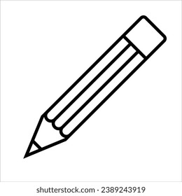 Pencil, Assessment icon illustration. Design icon