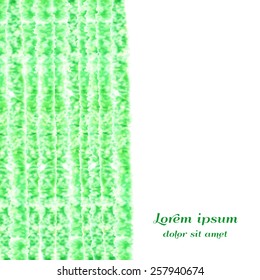 Pencil background with place for text. Sketch design. Green pencil texture. Grunge background. Spring mode. Vector illustration.